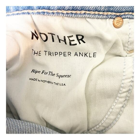 MOTHER The Tripper Ankle Jeans Ripe For The Squeeze Wash Sz 24 - Picture 8 of 13